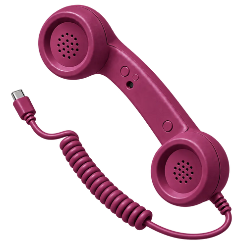 RetroCall Handset — Magenta