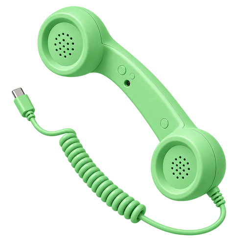 RetroCall Handset — Mint Green