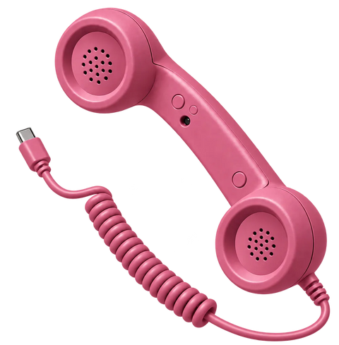 RetroCall Handset — Pink