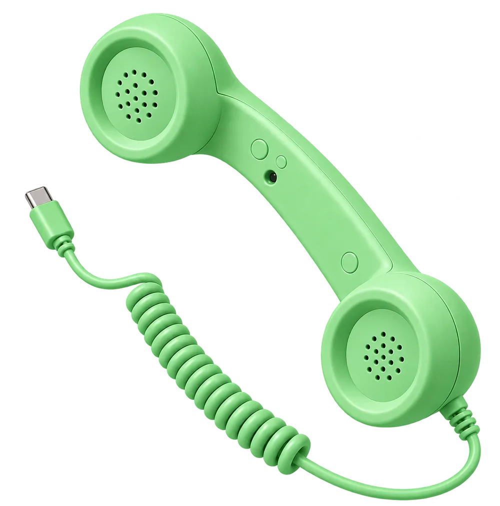 RetroCall handset in Mint Green