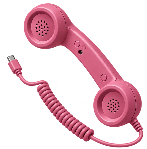 RetroCall handset in Pink