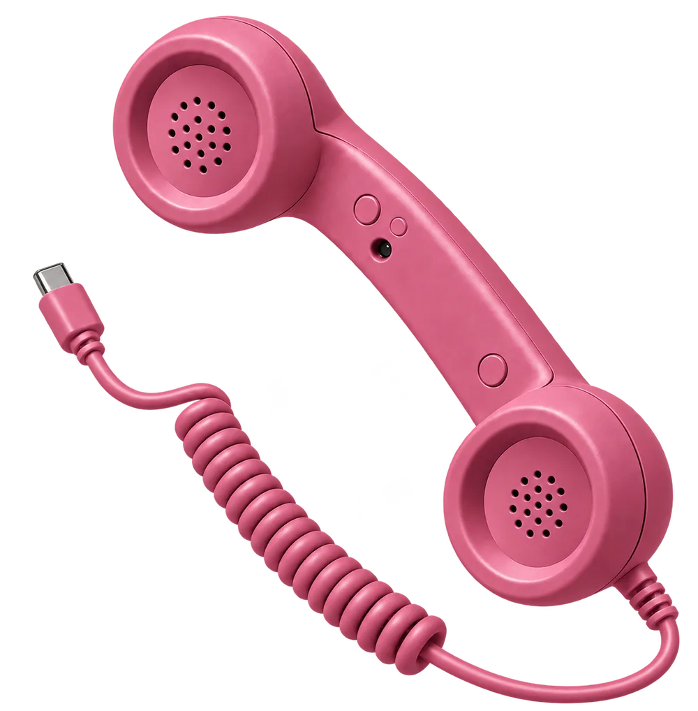 RetroCall handset in Pink