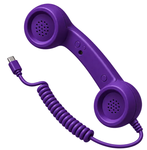 RetroCall handset in Purple
