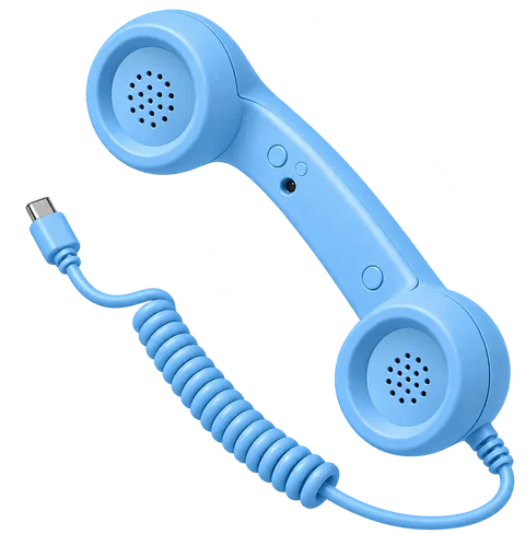 RetroCall handset in Sky Blue