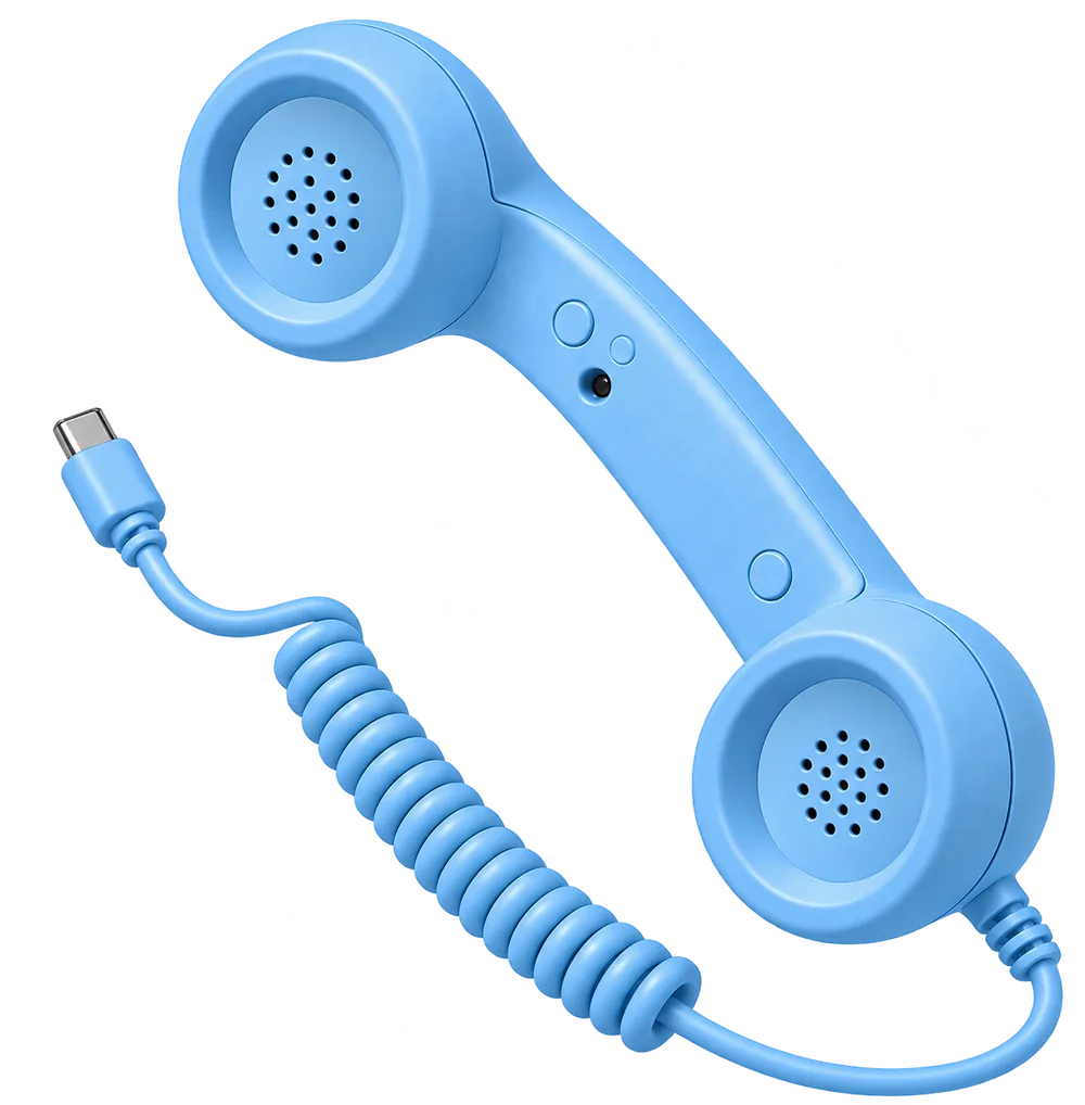 RetroCall handset in Sky Blue